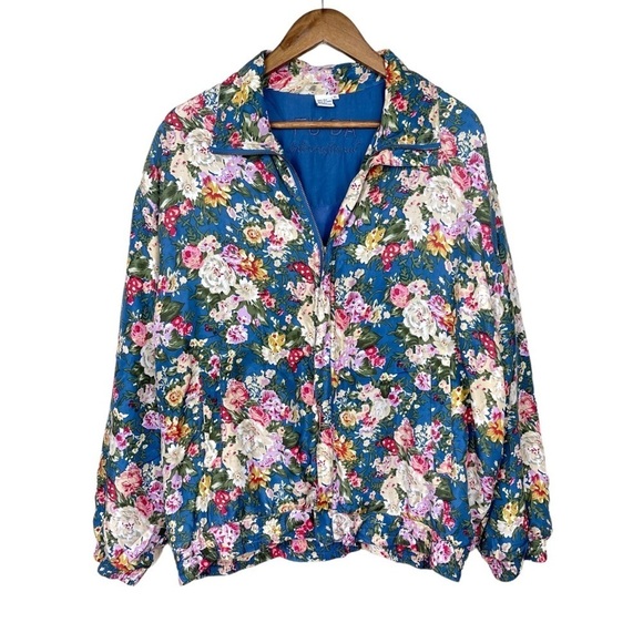 Vintage FUDA International Silk Bomber Jacket - Picture 1 of 7